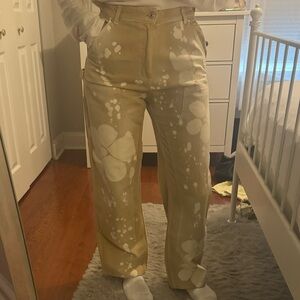 MSGM printed floral Jean